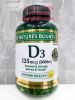 vien-uong-bo-sung-vitamin-d3-natures-bounty-vitamin-d3-5000iu-400-vien-cua-my - ảnh nhỏ  1