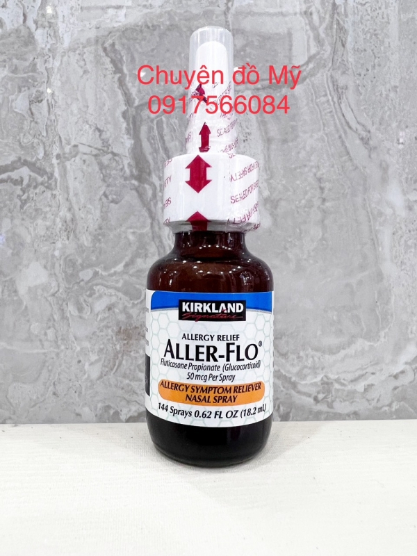 Hỗ trợ giảm triệu chứng viêm xoang dị ứng dạng xịt Kirkland Signature Aller-Flo 18.2ml của Mỹ
