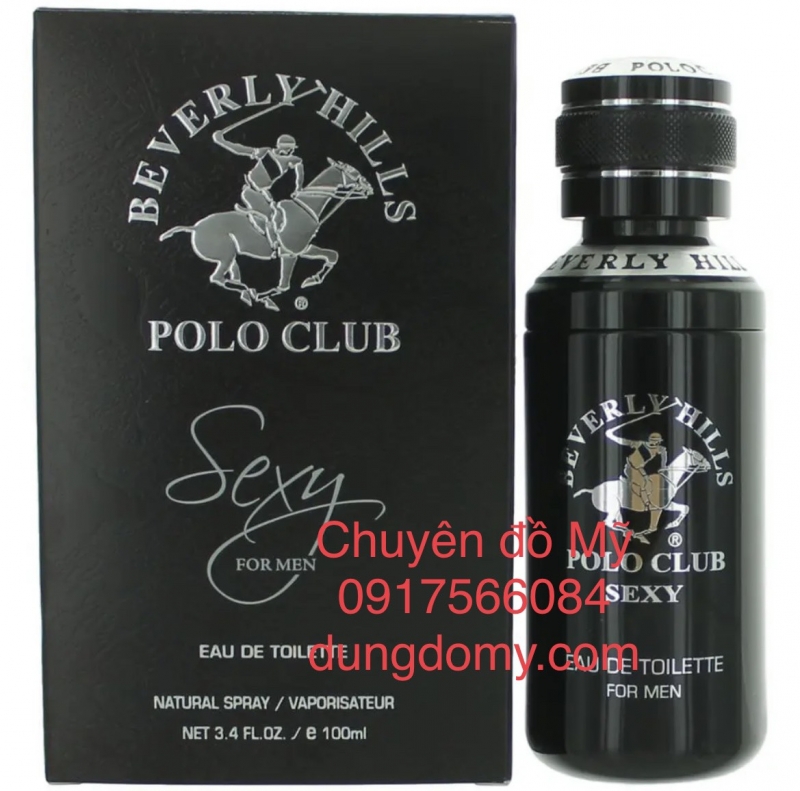 Nước Hoa Nam Polo Club Sexy for Men Edt 100ml Chính Hãng Mỹ