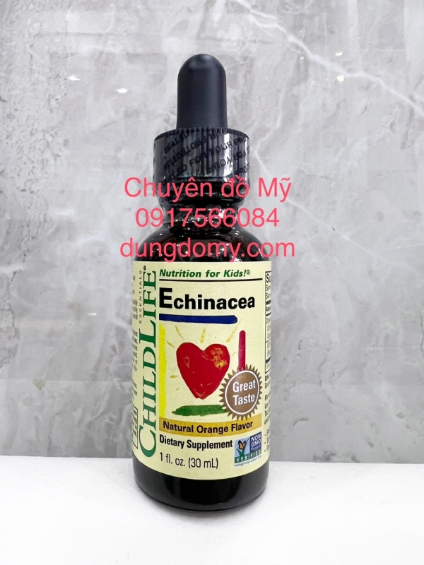 Siro tăng đề kháng cho bé ChildLife Echinacea 30ml của Mỹ