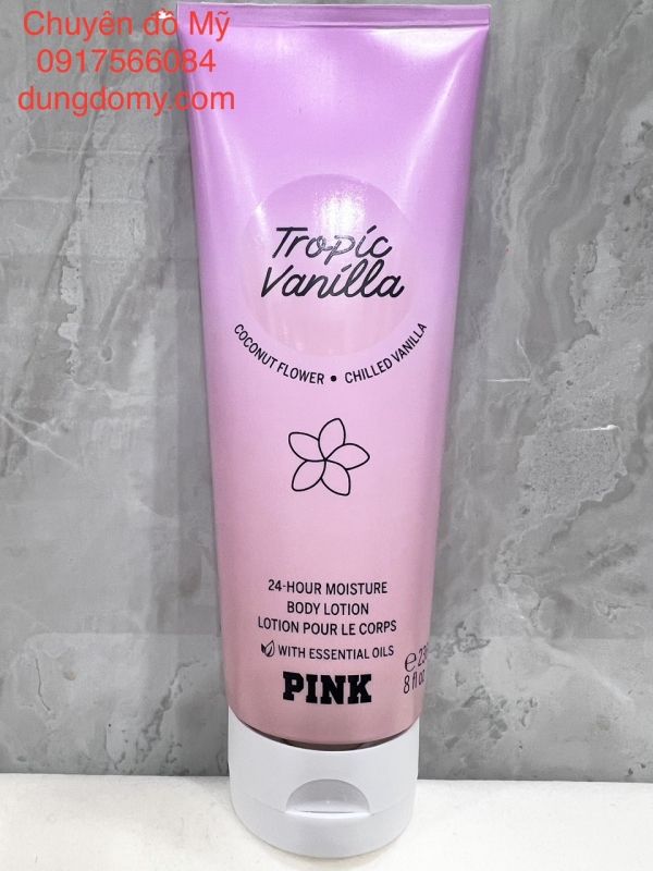 Sữa dưỡng Thể hương nước hoa Victoria's Secret Tropic Vanilla 236ml của Mỹ