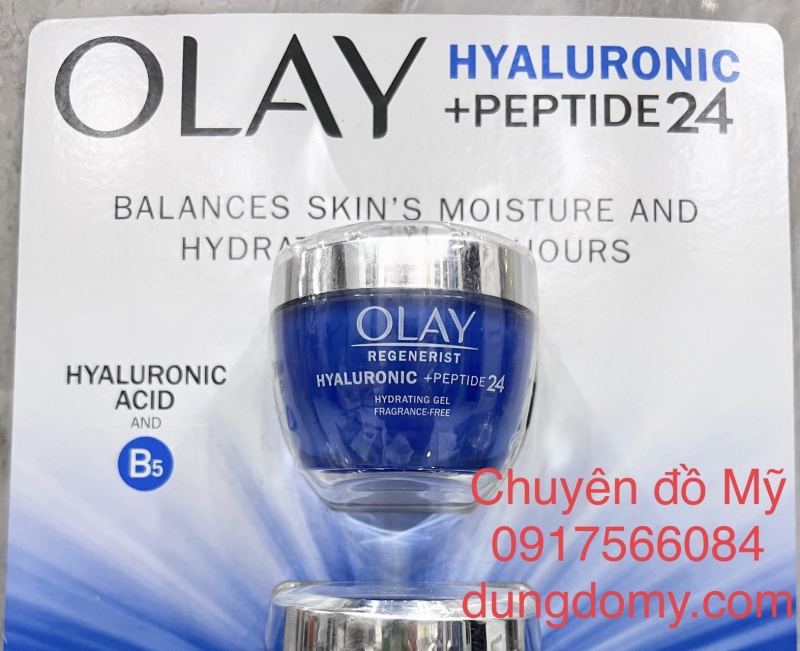 1 hủ Kem Dưỡng ẩm Olay Hyaluronic Peptide 24 48g Của Mỹ