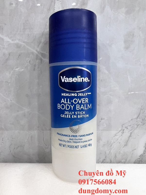Sáp dưỡng ẩm dạng thỏi Vaseline Healing Jelly All-Over Body Balm Jelly Stick 40g của Mỹ