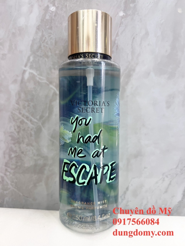 Xịt Thơm Toàn Thân VICTORIA'S SECRET Body Mist - You had me at Escape 250ml của Mỹ