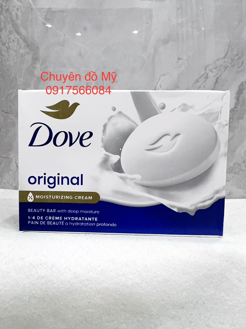 Xà bông cục dưỡng ẩm mịn da Dove Original của Mỹ