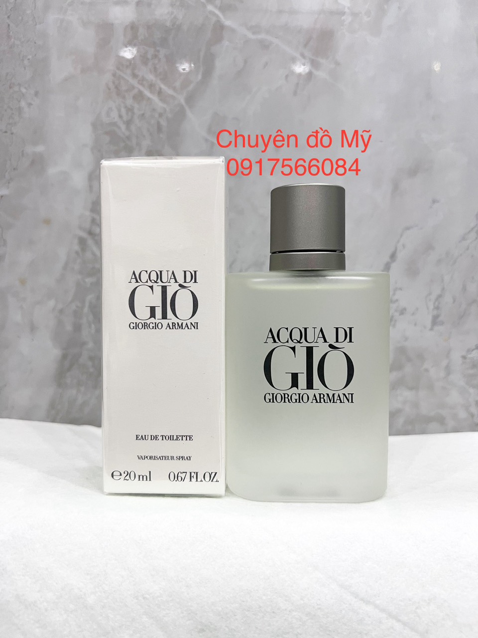 Nước hoa Giorgio Armani Acqua Di Gio EDT Giò Trắng Nam 20ml của Mỹ
