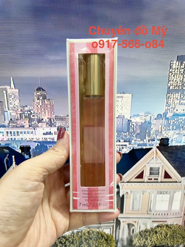 Nước hoa ống mini Victoria's Secret Bombshell St. Tropez Eau De Parfum 7ml của Mỹ