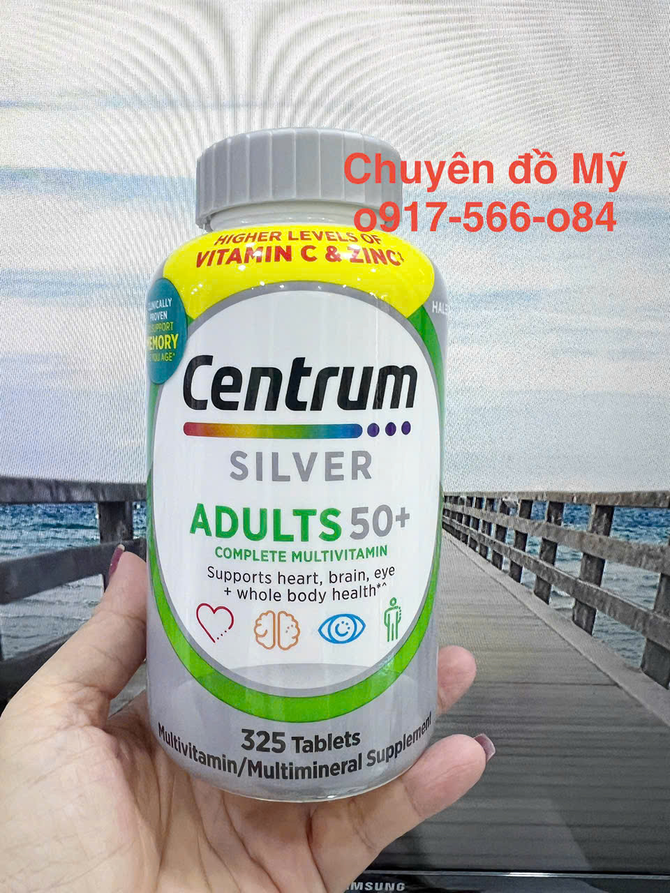 Centrum Silver Adults 50+ Hộp 325 viên Vitamin cho người trên 50 của Mỹ