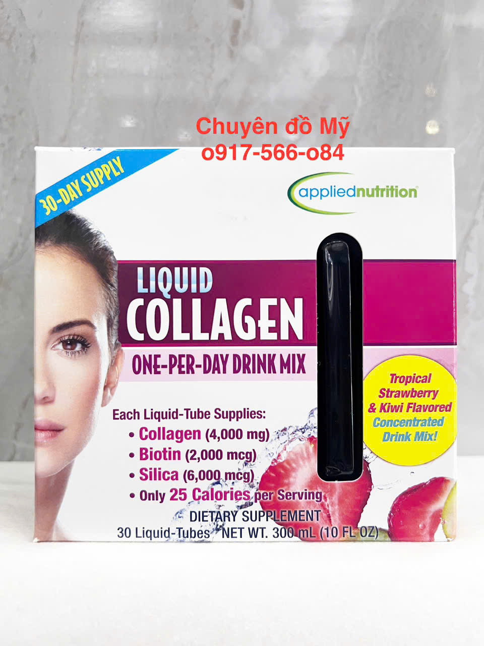 Collagen ống dạng nước Liquid Collagen Easy-to-take Drink Mix 4000mg 30 ống của Mỹ